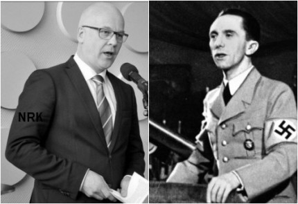 NRK sjefen Eriksen og Joseph Goebbels